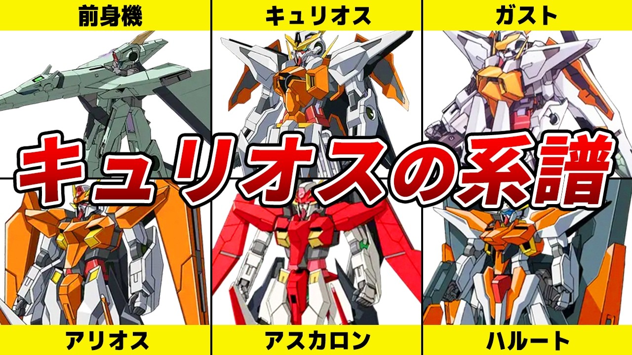 【キュリオス 目標に飛翔する】ガンダムキュリオスの系譜【ガンダム00】【ゆっくり解説】