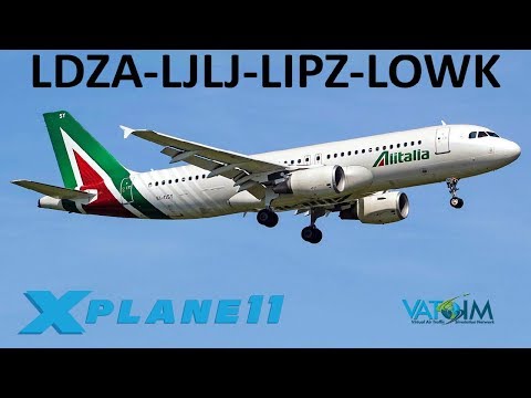 X-Plane 11 | Toliss A319!! | A319 | VATSIM | Zagreb, Ljubljana & Venice!!