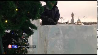 preview picture of video 'Вуктыльский новогодний городок'
