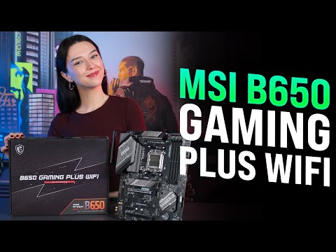 MSI B650 GAMING PLUS WIFI AMD B650 AM5 Soket DDR5 6000(OC)MHz ATX Gaming (Oyuncu) Anakart - Ürün Videosu