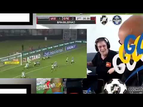 GOL VASCÃO 1 X 0 GRÊMIO NARRAÇÃO RADIO TUPI #futebol #vascodagama #gol