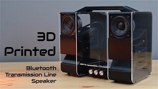 I Made A 3D Printed Bluetooth Transmission Line Speaker