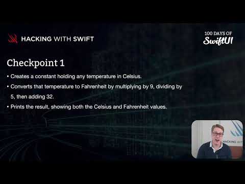 Checkpoint 1 – Swift for Complete Beginners
