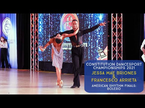 Jessa Mae Briones and Francesco Arrieta- Constitution Dancesport Championships 2021- Bolero