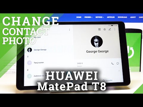How to Add Photo to Contacts in HUAWEI MatePad T8 – Add Photo to Contact