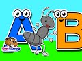 Animal Phonics Song Easy Alphabet Phonics Video For Kids Teach Toddlers Baby Learning Song