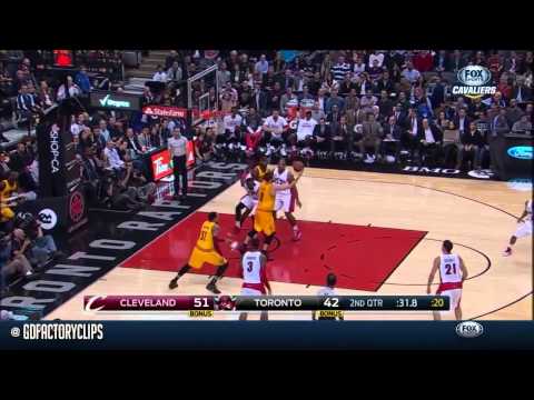Lebron James, Kyrie Irving & Kevin Love Highlights at Raptors 2014 12 05   54 Pts Total, Cavs Feed