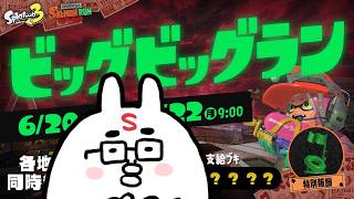 【Splatoon3】1万年と2千年ぶりにスプラ3やる【ビッグビッグラン】