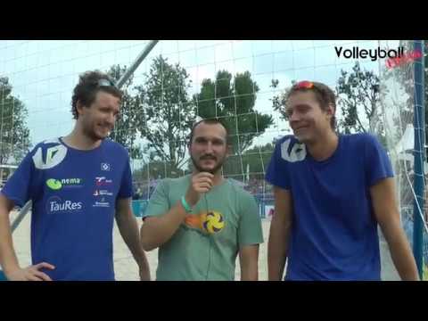 Beachnationalteam Ehlers/Flüggen ziehen ins Major Viertelfinale ein - Matchball und Interview