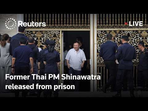 Video Thumbnail: LIVE: Former Thai Prime Minister Thaksin Shinawatra released from prison