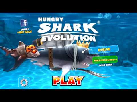 Won 100 GEMS in MEGALODON MONDAY EVENT - Hungry Shark Evolution