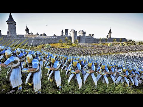 SALADIN'S ARMY LAY SIEGE TO KINGDOM OF JERUSALEM - Ultimate Epic Battle Simulator 2