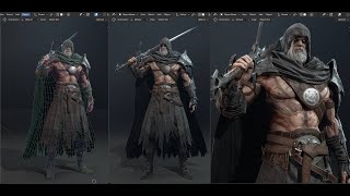Dark Warrior Character modeling with Blender from A to Z