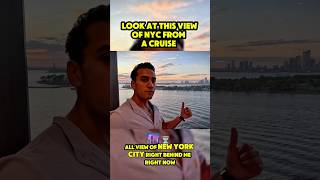 MINI VLOG: look at this view of NYC from a cruise #viral #travel #fyp #shorts