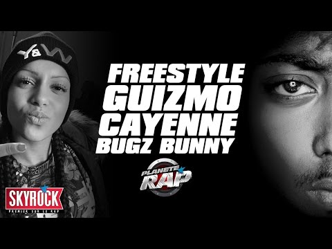 Guizmo, Cayene & Bugz Bunny en freestyle #PlanèteRap