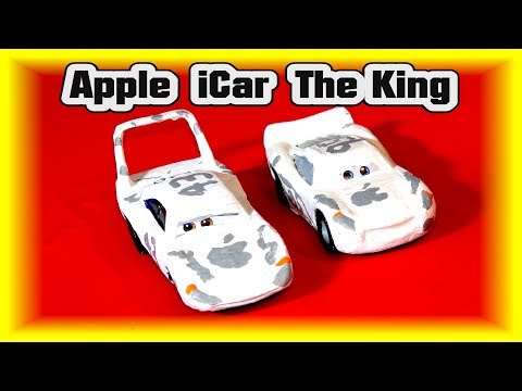 Apple iCar from The King With Apple Lightning McQueen and Cars Video Game Cars Custom Cars