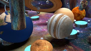 Relaxing video/ No talking! Jelly. Can you imagine? soft jelly planets/