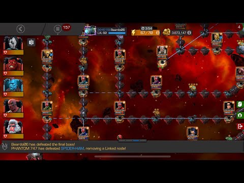 (Mcoc) Variant 8 chp 2.2 Easy path completion itemless ( R4 domino solos all path including boss )