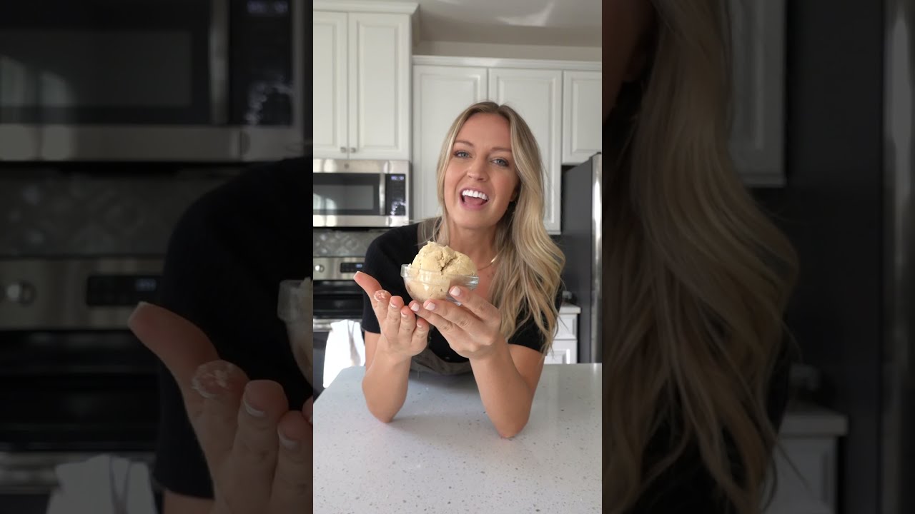 Easiest EDIBLE Sugar Cookie Dough #shorts #ediblecookiedough