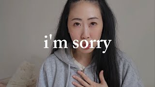 i'm sorry and moving on...