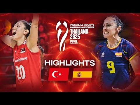 Türkiye 🇹🇷 vs. Spain 🇪🇸 - Highlights | Women's World Championships 2025