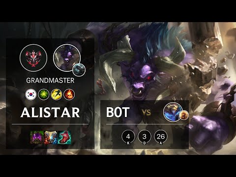 Alistar Bot vs Ezreal - KR Grandmaster Patch 11.2