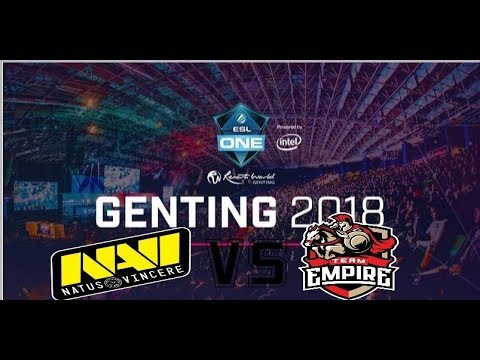 Navi vs Team Empire ESL Genting 2018 CIS Qual game 3 Final bo5