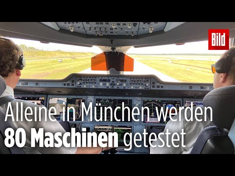 Erster Start nach 3 Monaten: So laufen die Probeflüge der Lufthansa-Flotte