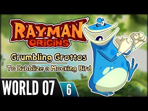 Rayman Origins (PS3) - World 07 - Level 6 - To Bubblize a Mocking Bird