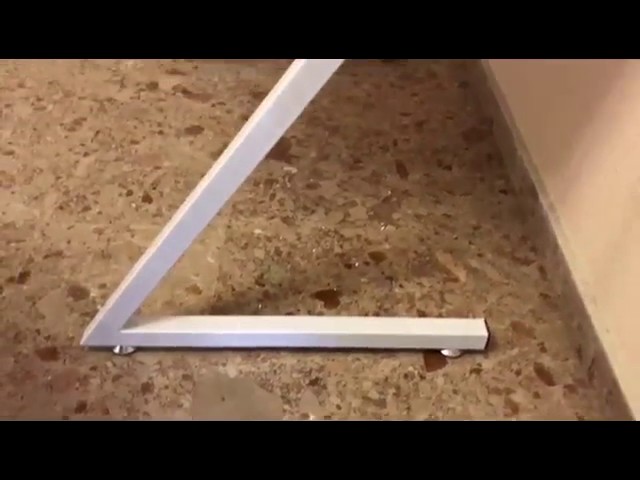 Vídeo relacionado con IBF Escritorio negro moderno para computadora para oficina en casa, escritorio industrial simple para juegos, escritorio de estudio en dormitorio, estación de trabajo de metal de madera, mesa de