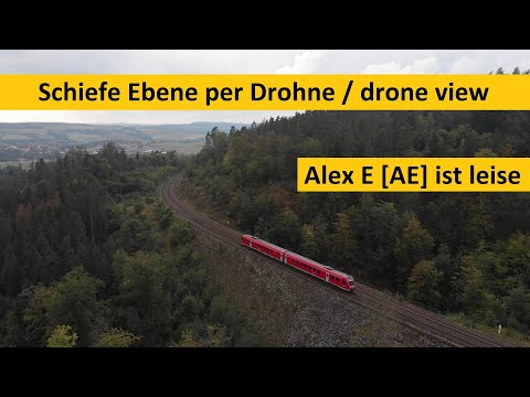 Die Schiefe Ebene aus der Luft | drone railfanning @Schiefe Ebene, germany |   Alex E ist leise