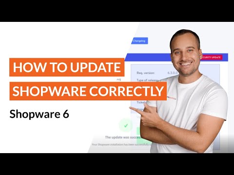 How to: Update your Shopware Shop - Shopware 6 Tutorial