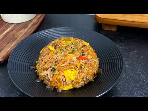 Jerk Chicken Fried Rice || Jerk Chicken Recipe || Caribbean Fried Rice || FRUGALLYT