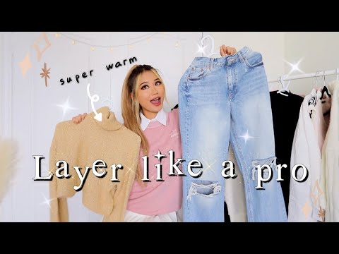 FASHION TIPS | How to layer for fall / winter without looking bulky ☃️
