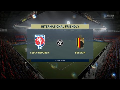 CZECH REPUBLIC VS BELGIUM - FIFA WORLD CUP QUALIFIERS UEFA (FIFA 21)