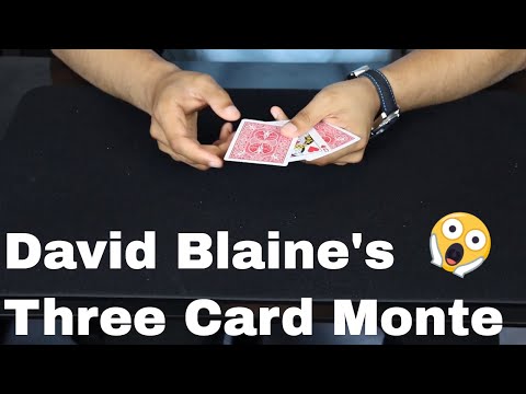 David Blaine REVEALED: Three Card Monte