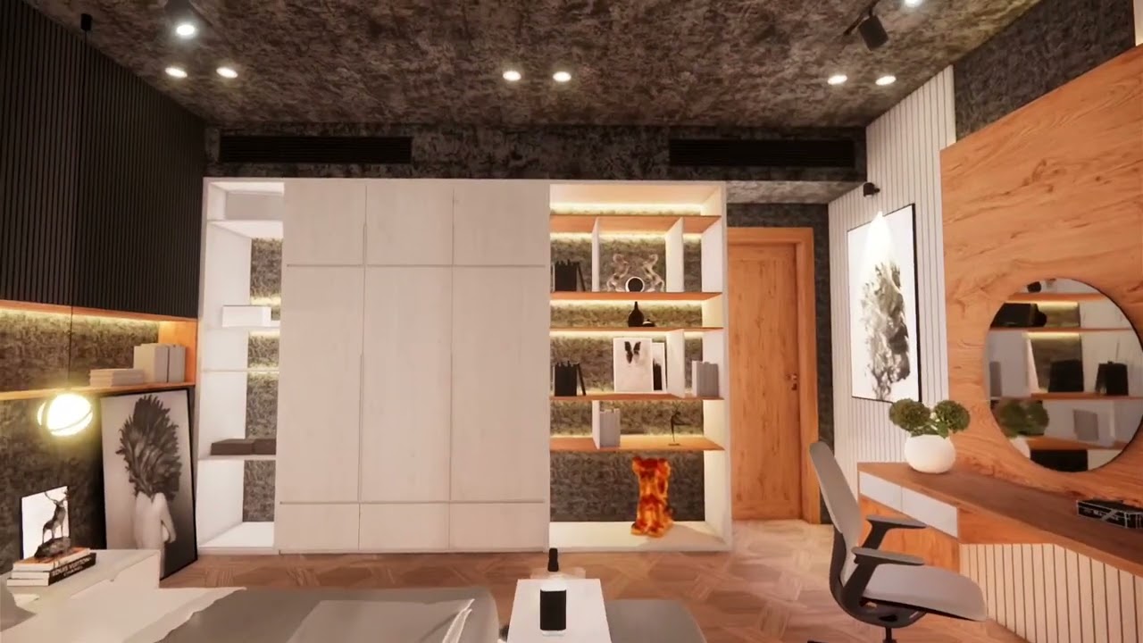 "Unveiling Tranquility: Dive into Our Luxurious Bedroom Designs! 💫✨ #InteriorDesign #BedroomOasis"