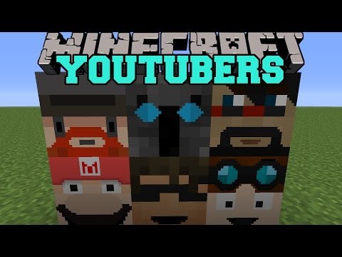 Minecraft: YOUTUBERS (THE POWER OF YOUR FAVORITE MINECRAFTERS!) Mod Showcase