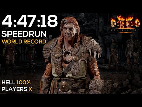 FASTEST 100% HELL DRUID SPEEDRUN - WORLD RECORD | 4:47:18 IGT | 4:54:49 RTA | DIABLO 2 RESURRECTED