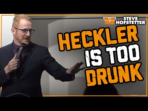 Heckler Admits He Was Wrong - Steve Hofstetter