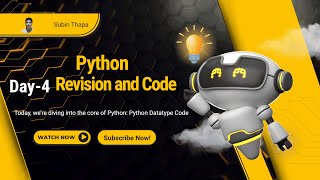 Day 4: Python Revision & Data Types Practice