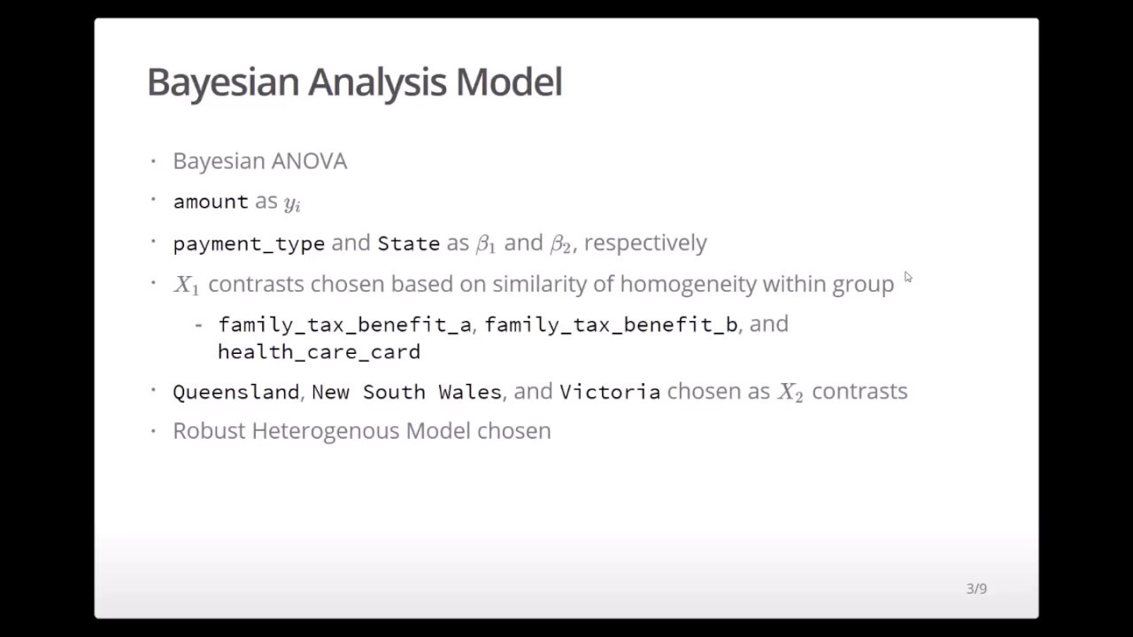 Bayesian Course Project Presentation