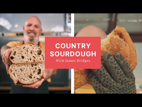 Simple Country Sourdough Loaf Recipe | James Bridges | Simply Bread Co.