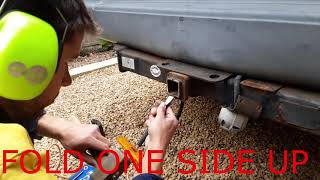 HOW TO REMOVE A STUCK TOWBAR HITCH TONGUE