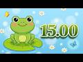 Aesthetic 15 Minute Frog Timer Cute Spring Countdown For Study