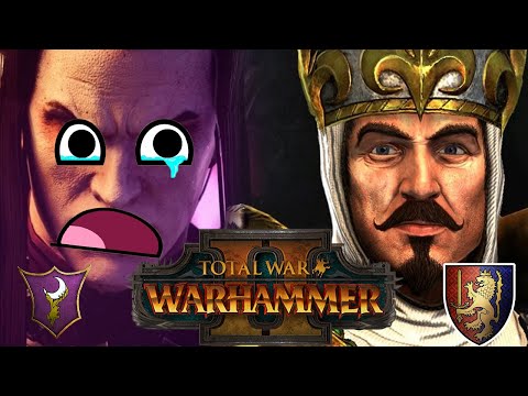 Stop ignoring me! | Dark Elves vs Bretonnia | Total War: Warhammer 2