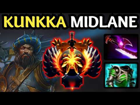 🔥 THEY CAN’T ESCAPE — IMMORTAL KUNKKA MID DOMINATION | DOTA 2 🔥