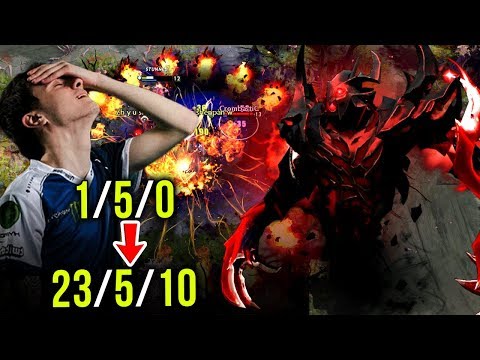 Miracle Shadow Fiend God - Mid Carry Monster - Gank Me More - Dota 2