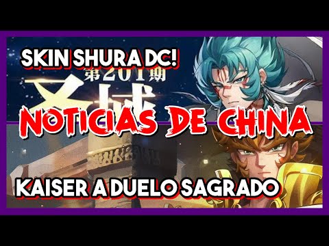 KAISER de leo a Duelo Sagrado - Nueva Skin Shura DC - Más Partita PVP - Saint Seiya Awakening SSKOTZ