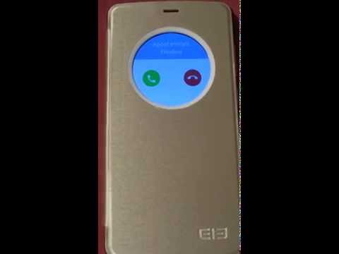 Elephone P8000 flip cover bug